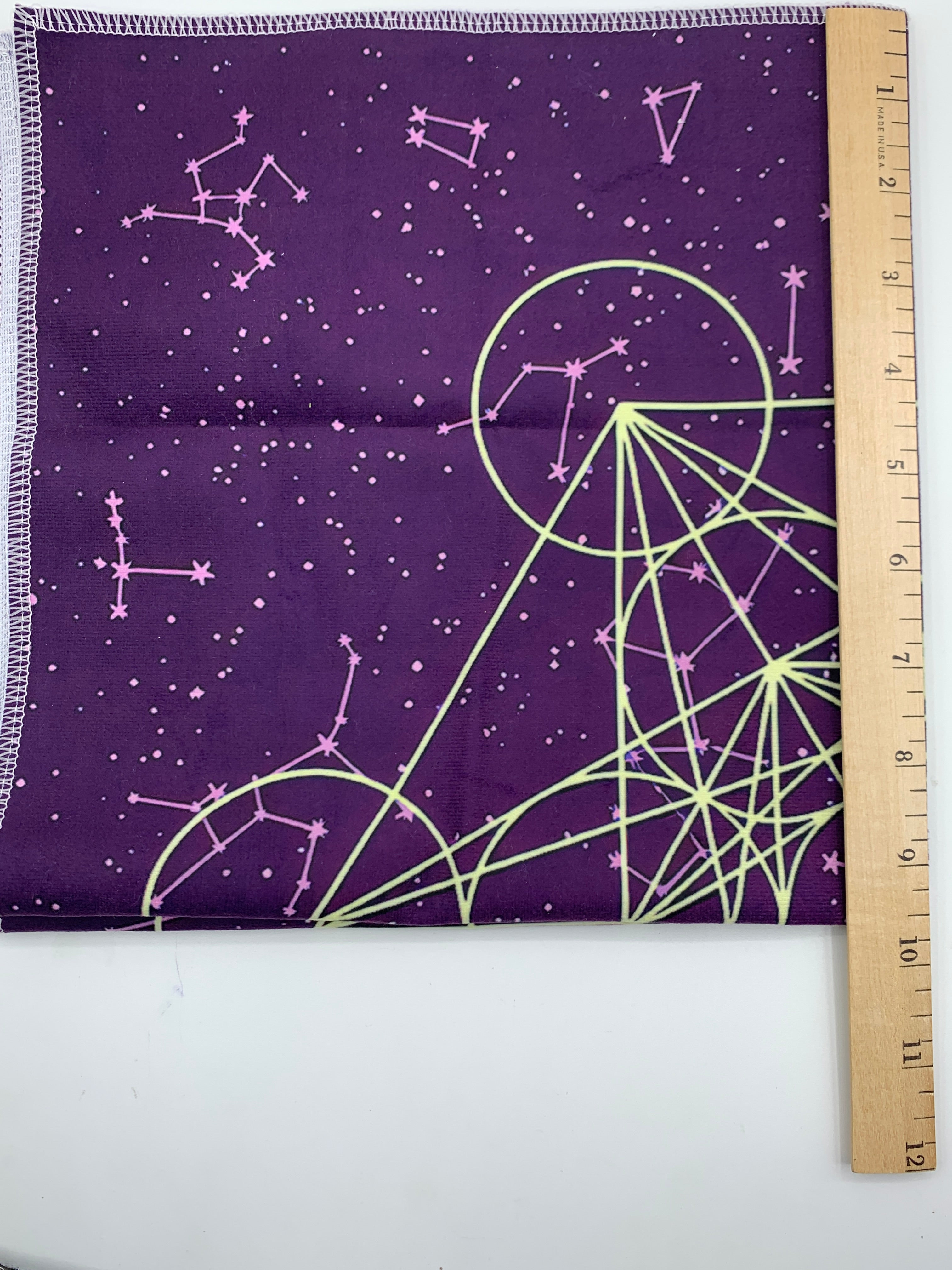 Cloth - Tarot - Purple Metatron’s Cube $20